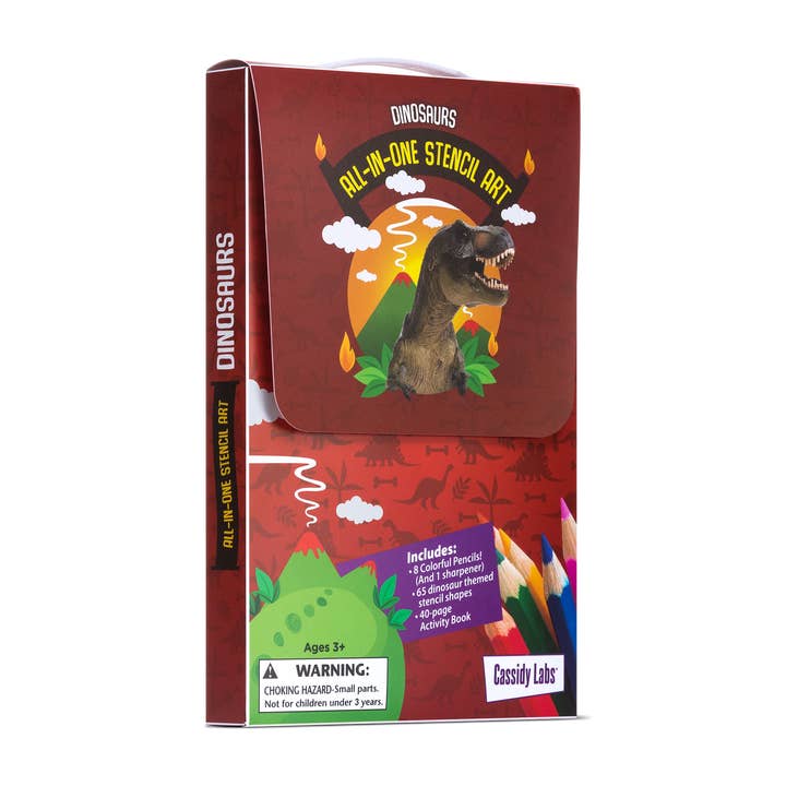 Dinosaur Stencil Kit for wholesale by Cassidy Labs