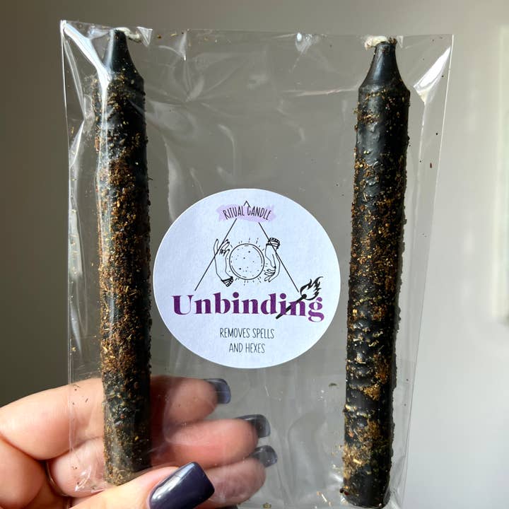 Sapphire & Sage - Wholesale Meditation Supplies - Unbinding Ritual Candle