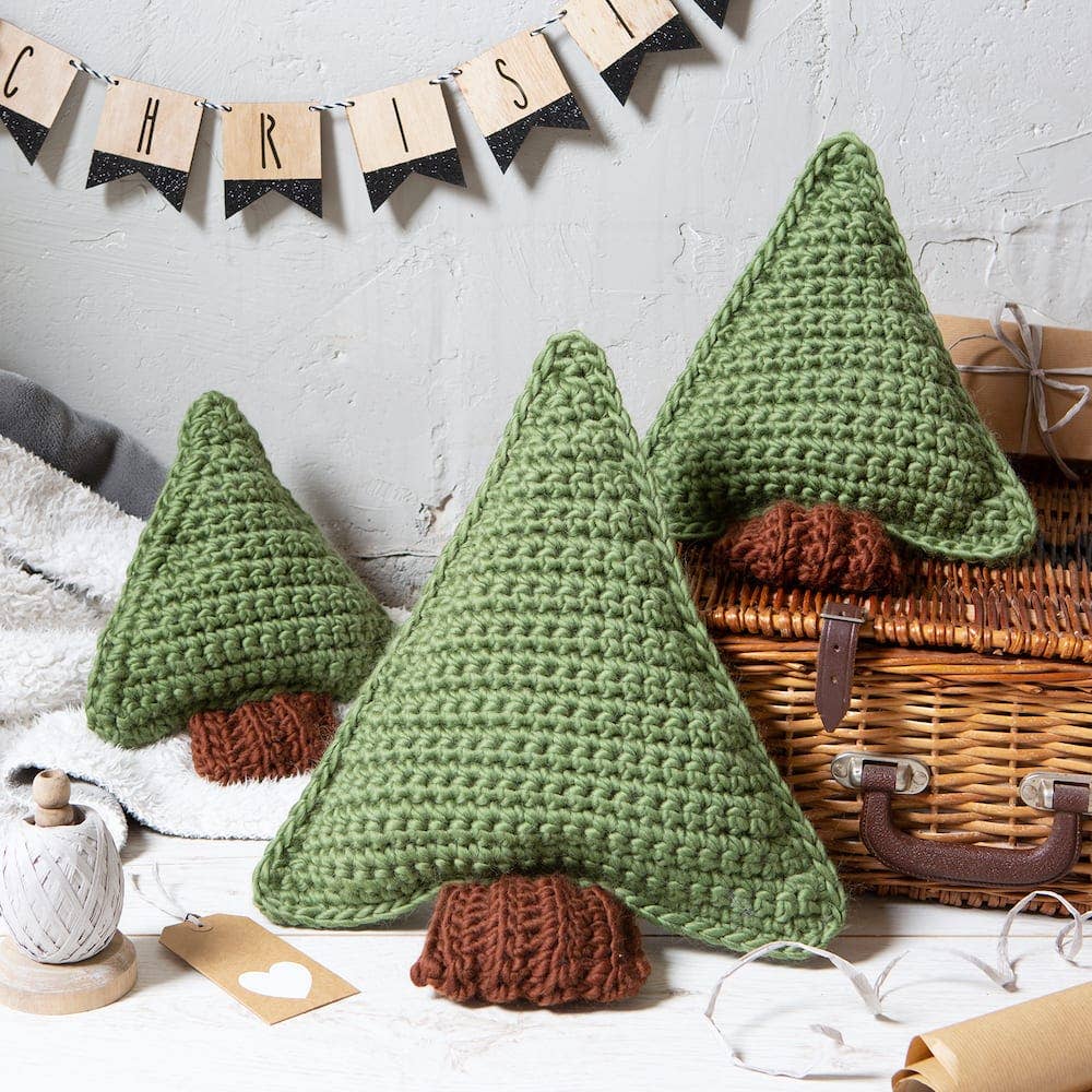 Wool Couture Company - Wholesale Knitting/Crochet Supplies - Pine Tree Cushion Crochet Kit0