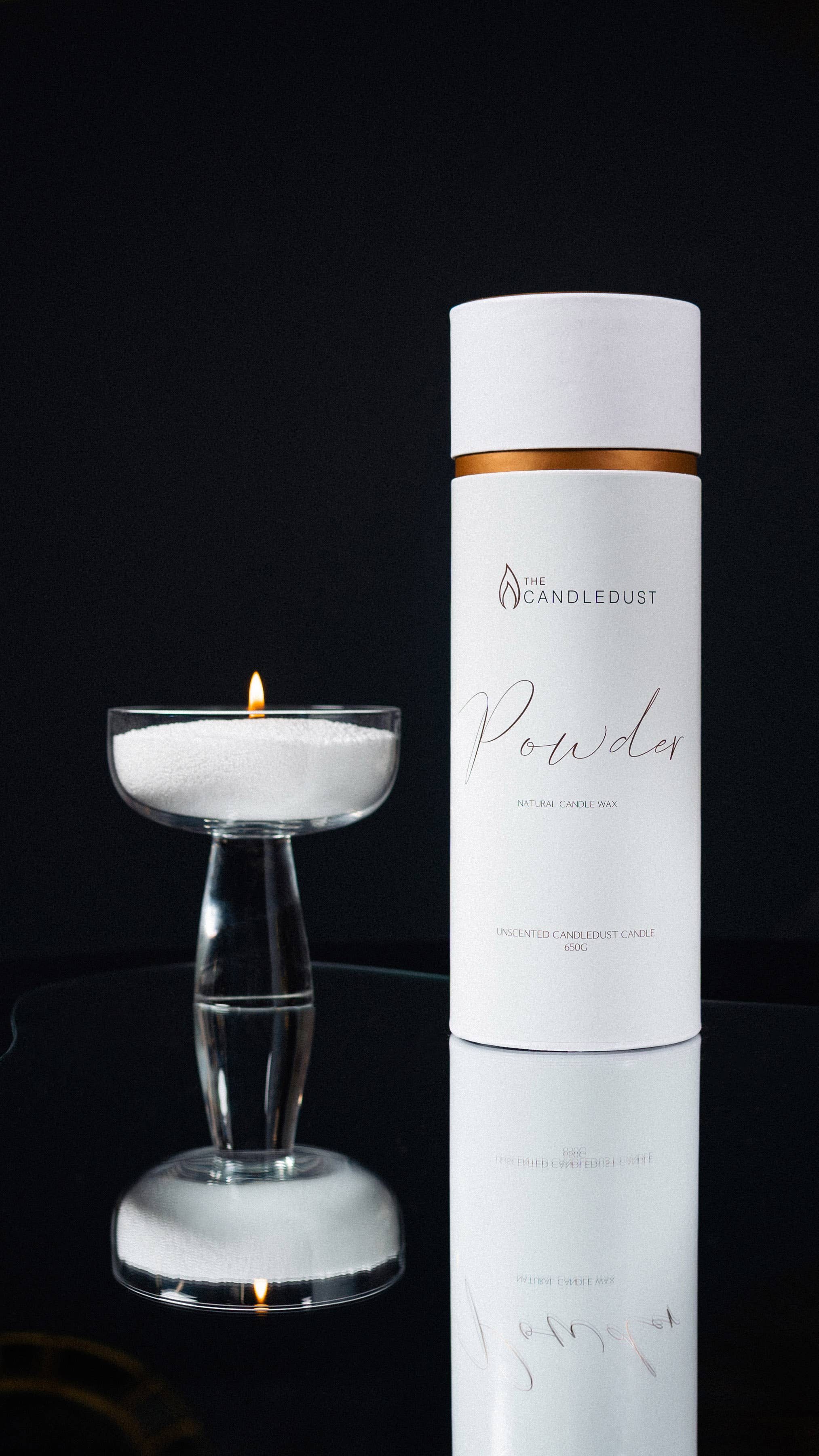 The Candledust - Wholesale Craft Supplies - Powder  Unscented Candle Sand candle 650g + 17 wicks0