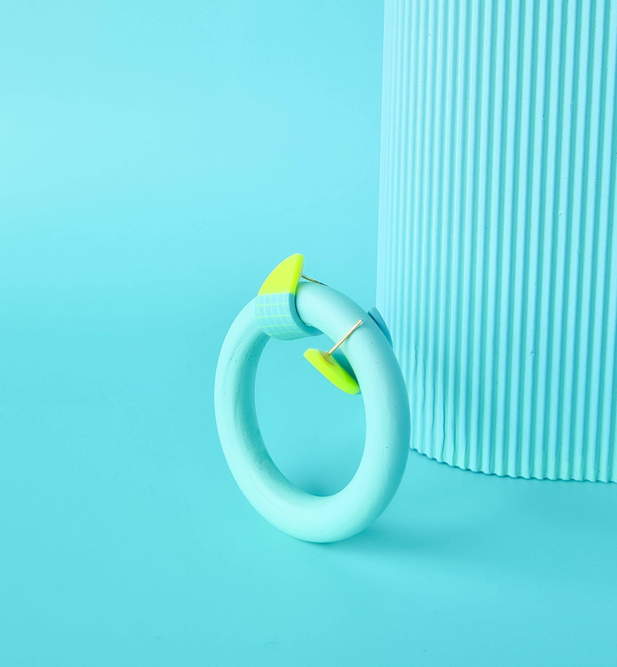 Mono - Wholesale Dangle Earrings - Handmade Polymer Neon Earrings, 1980s NeoMemphis3