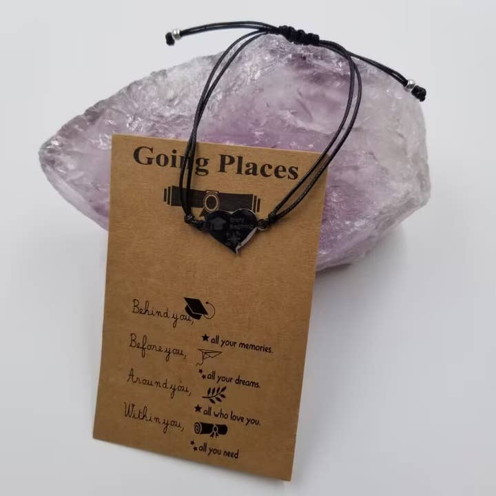 magnolia jewelry - Wholesale Charm/dangle bracelet - Graduation Story Begining Heart Bracelet2