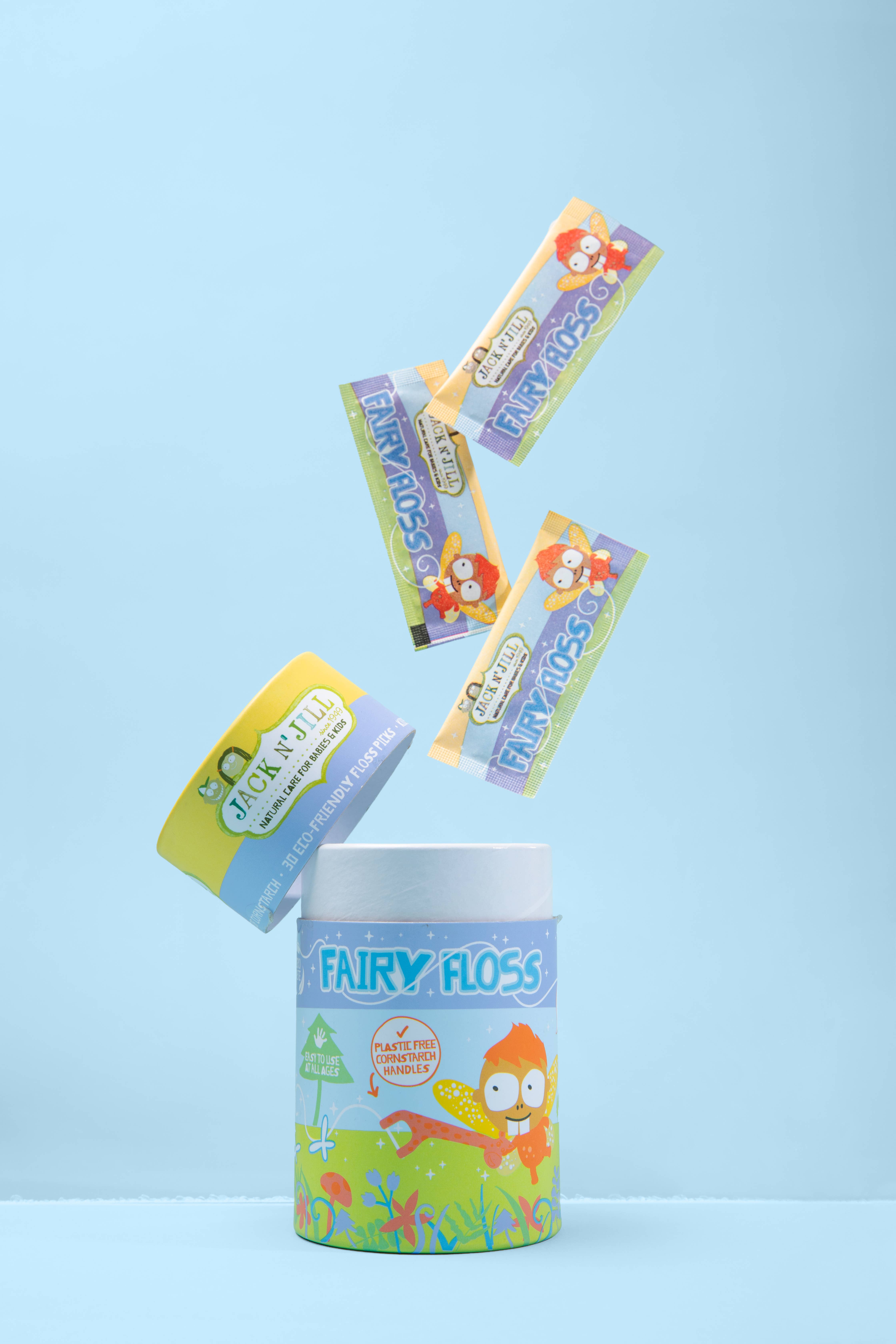 Jack N' Jill Kids & NFco - Wholesale Floss - Jack N' Jill Fairy Floss Dental Flossers - 30 pack5