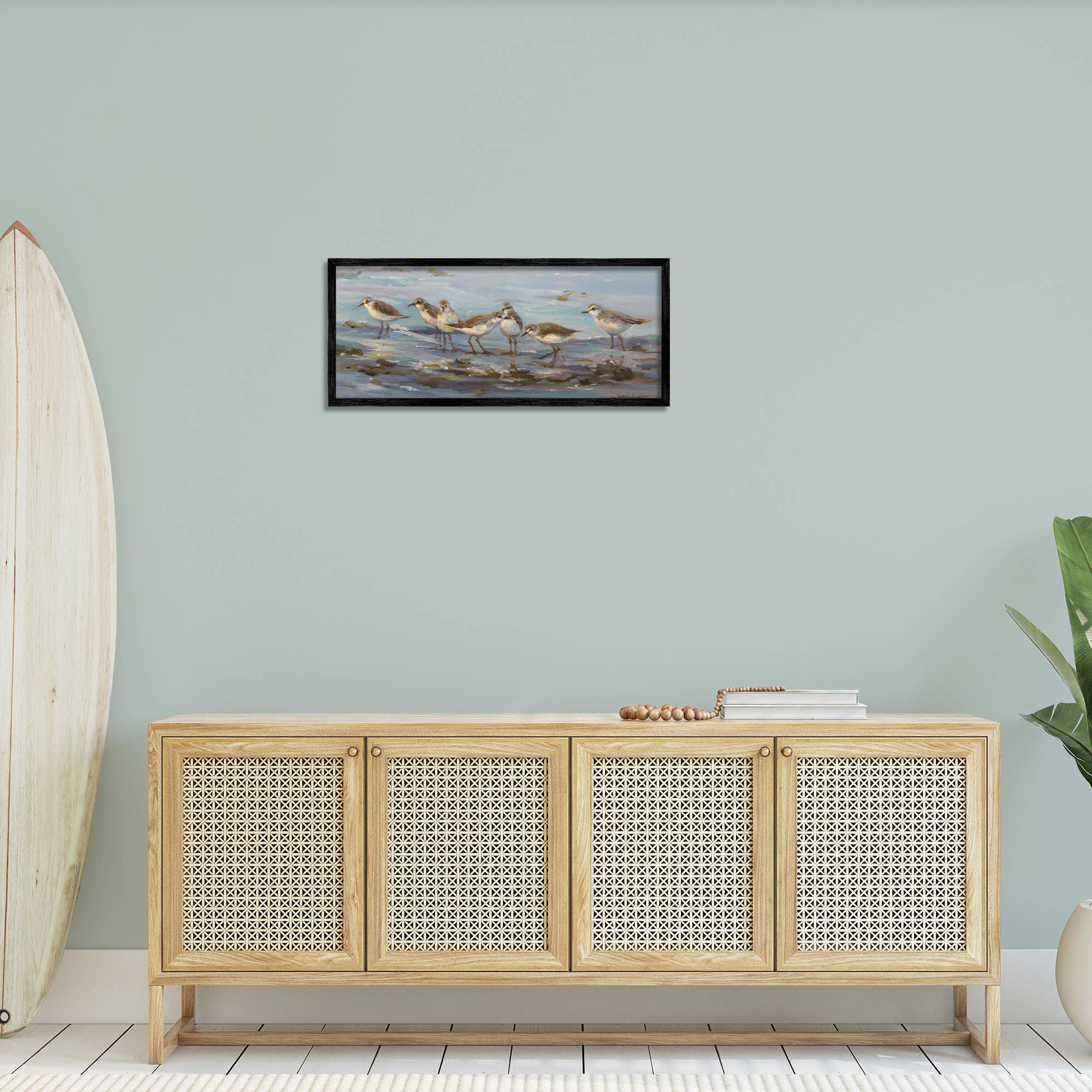 Stupell Industries - Wholesale Wall Sign - Sandpiper Flock on Shore - Framed Wall Art7