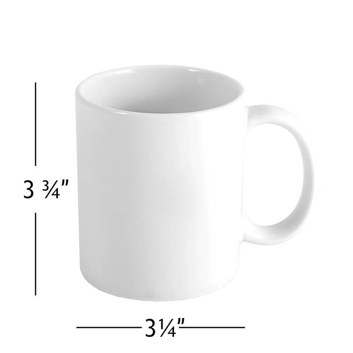 Portofino International Trading, USA - Wholesale Coffee Mug - Ceramic Sublimation White Coffee Mug2