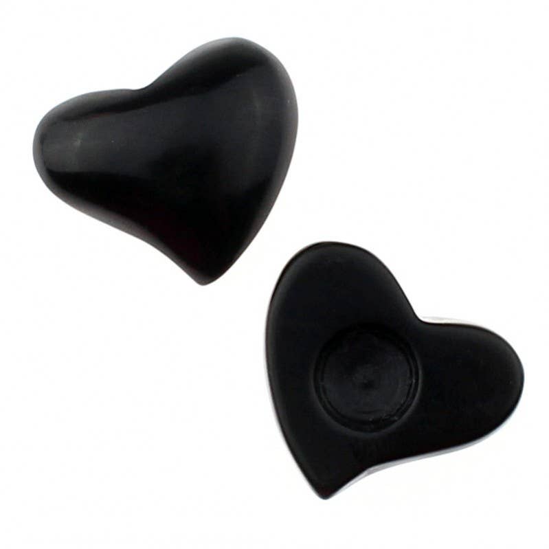 UniArt - Wholesale Spiritual Stone/Crystal - Heart Cabochon of Semiprecious Stones2