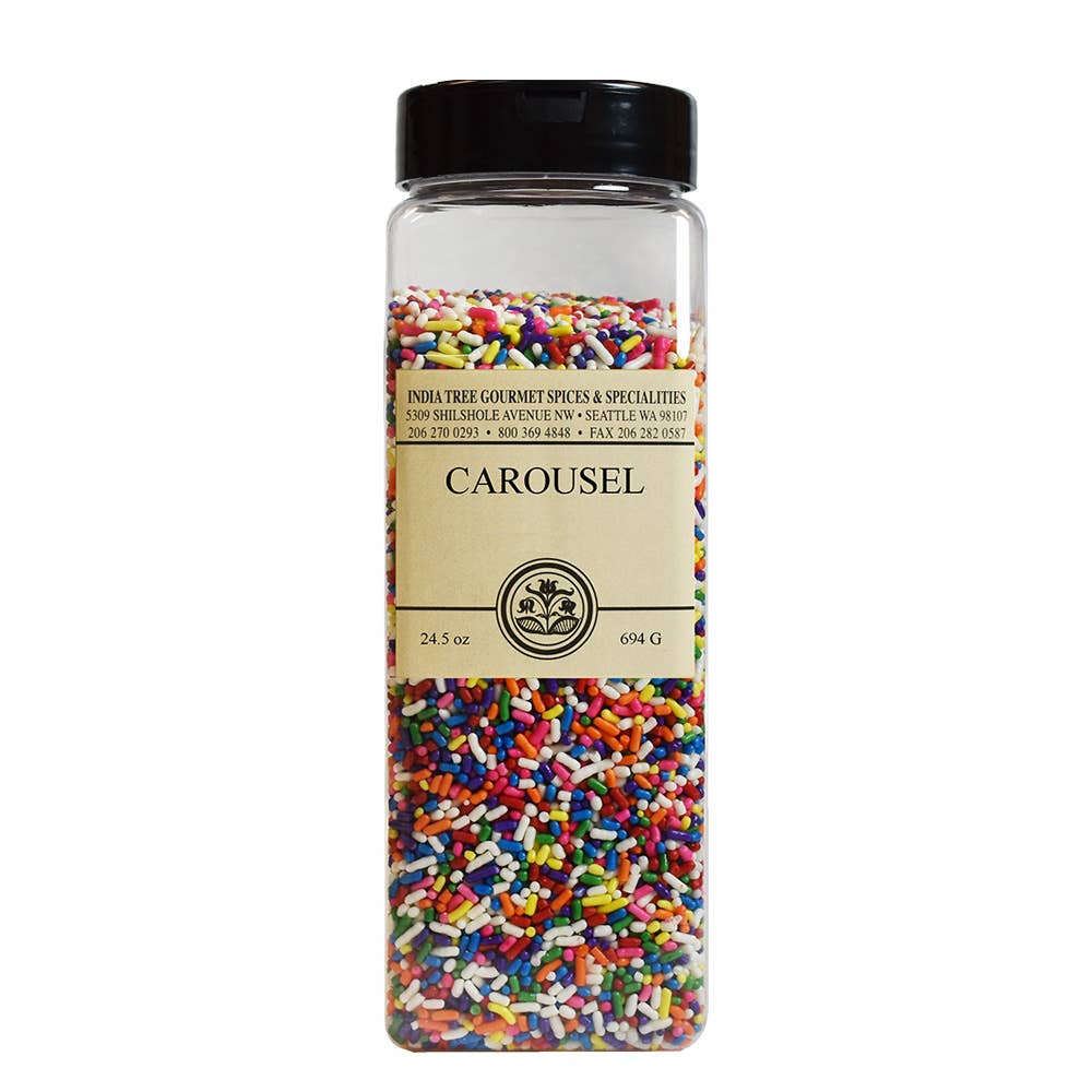 India Tree - Wholesale Sprinkles - Carousel Multi-Colored Rainbow Sprinkles0