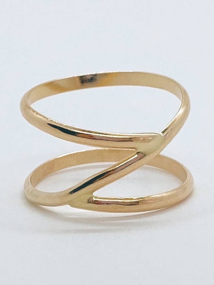 Statement Wrap Ring; Gold Fill Ring; Sterling Silver Ring; Minimalist Ring; Dainty Ring; Gift for Her; Handmade Jewelry for wholesale by AVA Handmade Jewelry