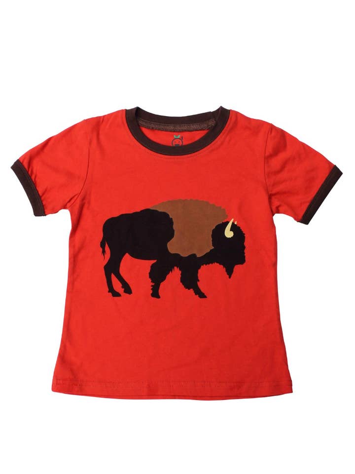 Doodle Pants – Engroshandel T-shirt - Børn – Buffalo Shirt - Western Toddler og Børnetøj8