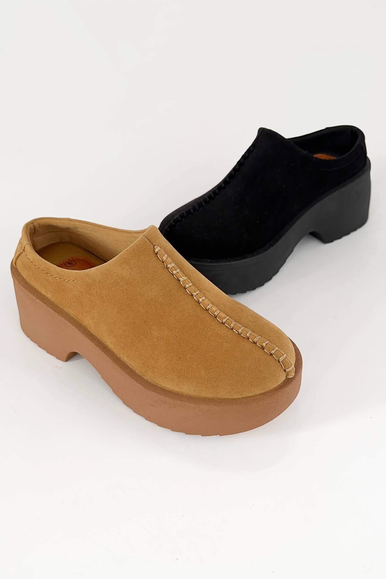 CCOCCI - Wholesale Booties - Women's - MENU-5 VINTAGE CLOG DESIGN PLATFORM COZY SLIPPERS1