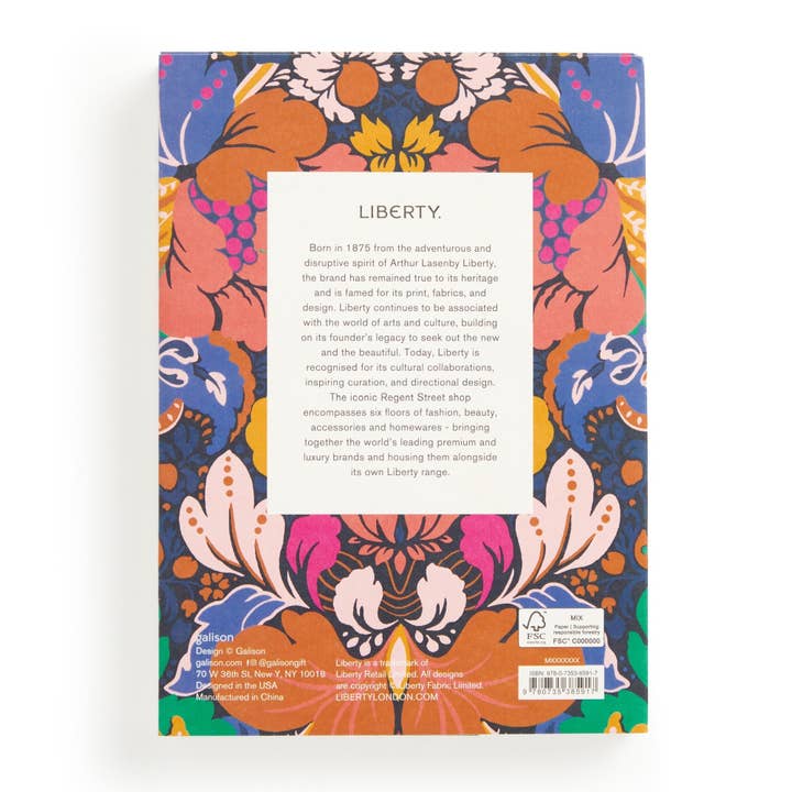Chronicle Books - Wholesale Notebook - Liberty Glastonbury Premium A5 Notebook5