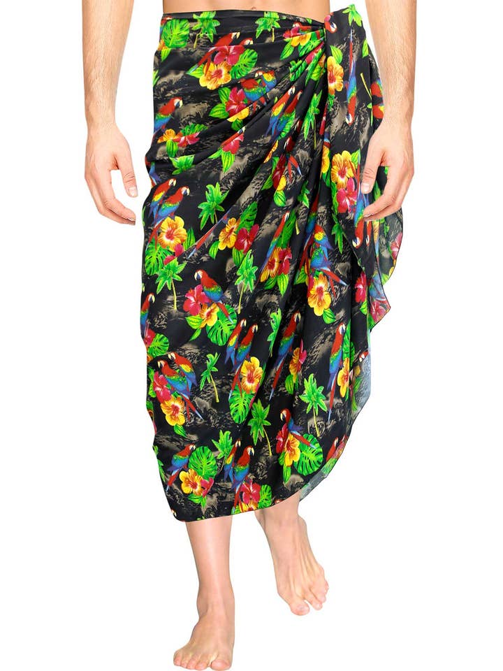 Chaqueta de playa Scarlet Macaw para hombre para venta al por mayor de Happy Bay / La Leela