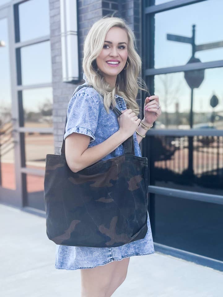 Tasche Kristy aus Canvas für den Großhandel von Poppy Lee Lane