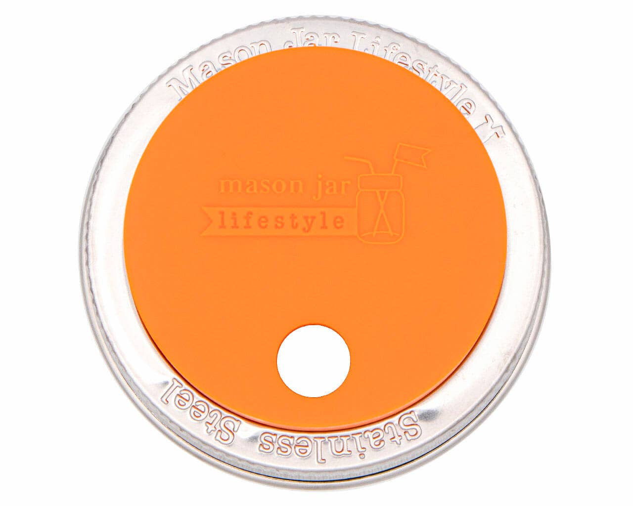 Mason Jar Lifestyle - Wholesale Drink Lids - Silicone Straw Hole Tumbler with Stainless Steel Band for Mason Jars7
