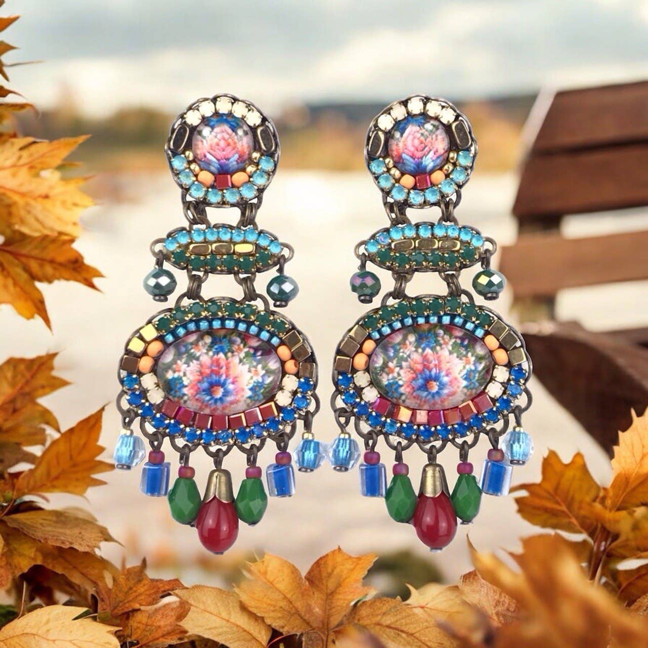 melizijewelry - Wholesale Dangle Earrings - Nomada crystal earrings6