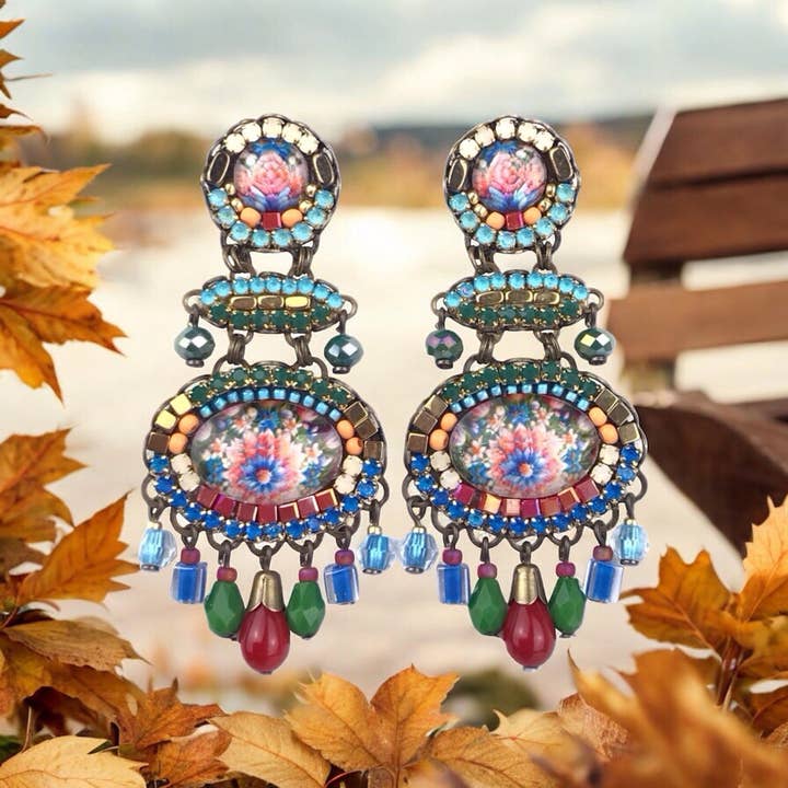 melizijewelry - Wholesale Dangle Earrings - Nomada crystal earrings6