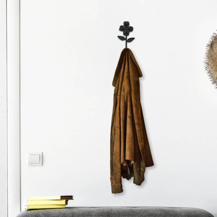 Cheungs Home Decor - Wholesale Wall Hook - Mythra Flower Cast Iron Wall Hook1