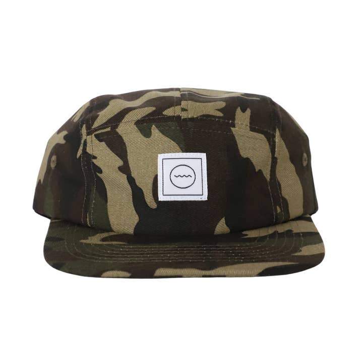 Camo Five-Panel Hat for wholesale by RAD RIVER CO.