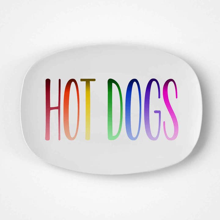 Hot Dogs Platter for wholesale by serve it up designs