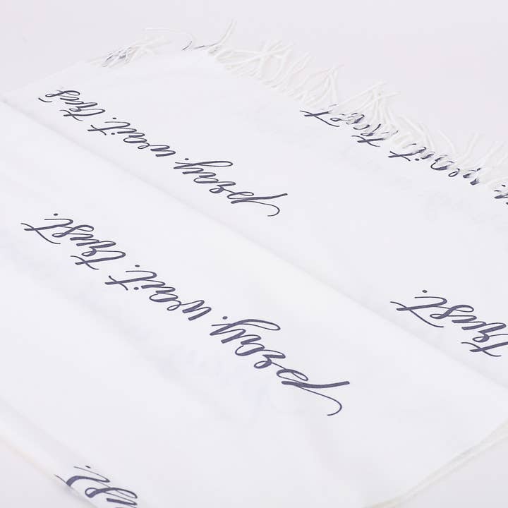 Swanson Christian Products - Wholesale Wrap - Women's - Shawl Fashion Prayer - Pray Wait Trust