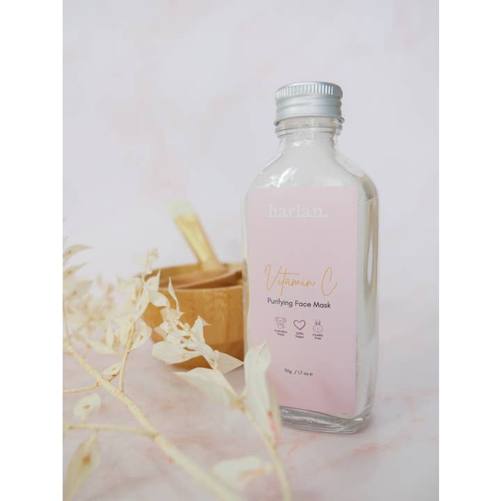 Harlan Skin - Wholesale Skincare face mask - Harlan Vitamin C Purifying Pink Clay Face Mask4