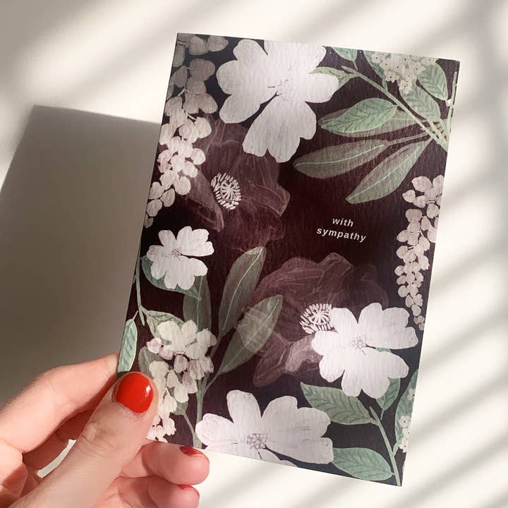 Medkänsla Hälsningskort för wholesale av Chloe Hall Illustration