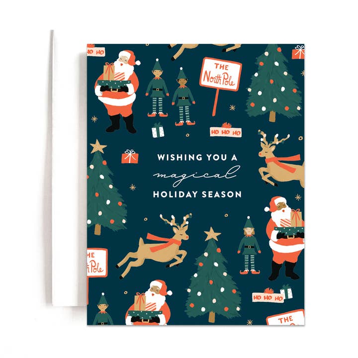 Magical Holiday Season (North Pole) Card for wholesale by Joy Paper Co.