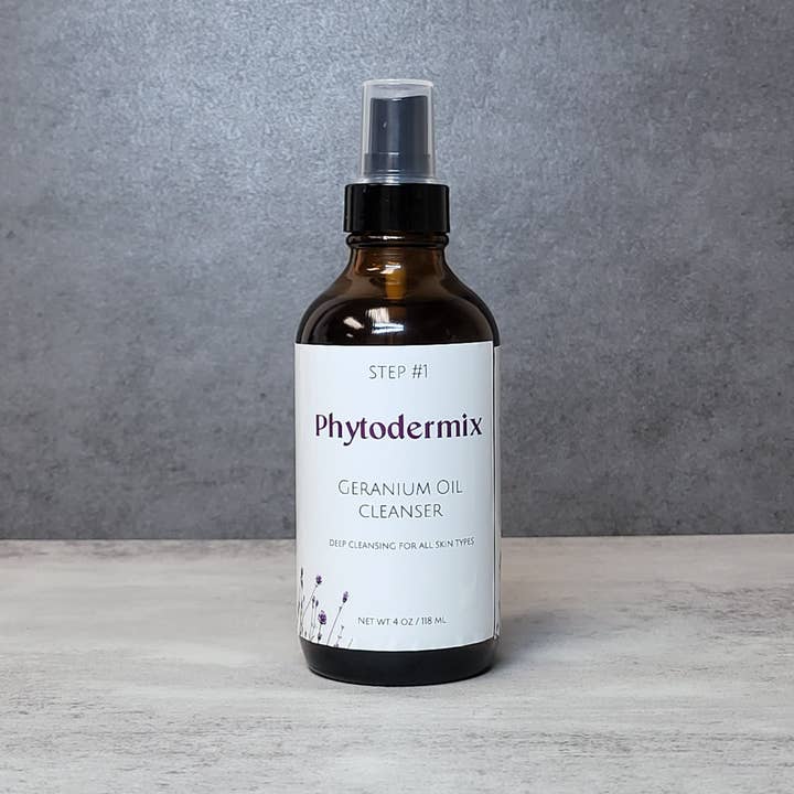 Phytodermix Geranium Oil Cleanser 4 oz | Any Skin Type for wholesale by Phytodermix Skincare