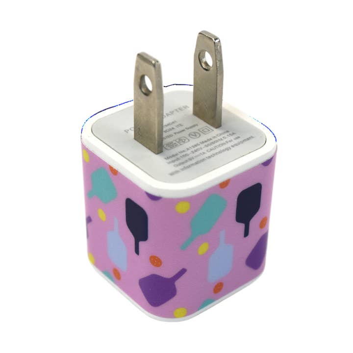 Pickleball USB Adaptor Plug - Pink for wholesale by Racquet Inc