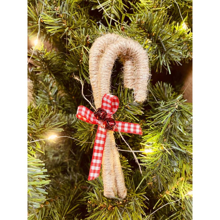 Bramblewood Design Co - Wholesale Ornament - Rustic Candy Cane Ornament
