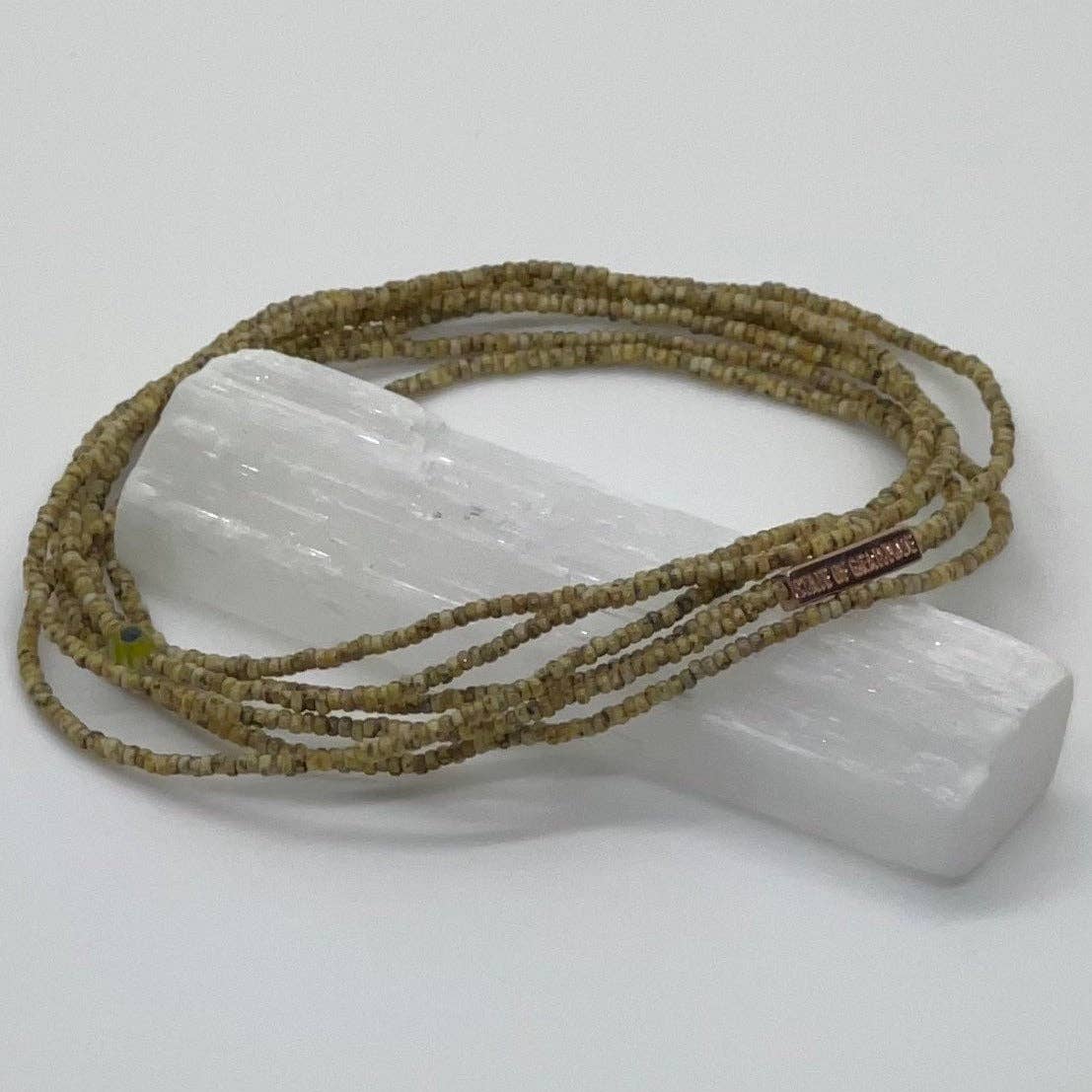 State of Gratitude – wholesale Beaded bracelet – Banana Intention Wrap Bracelet2