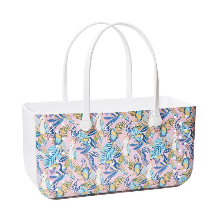 Paradise Palm Large Multi Purpose Tote for wholesale by Jane Marie
