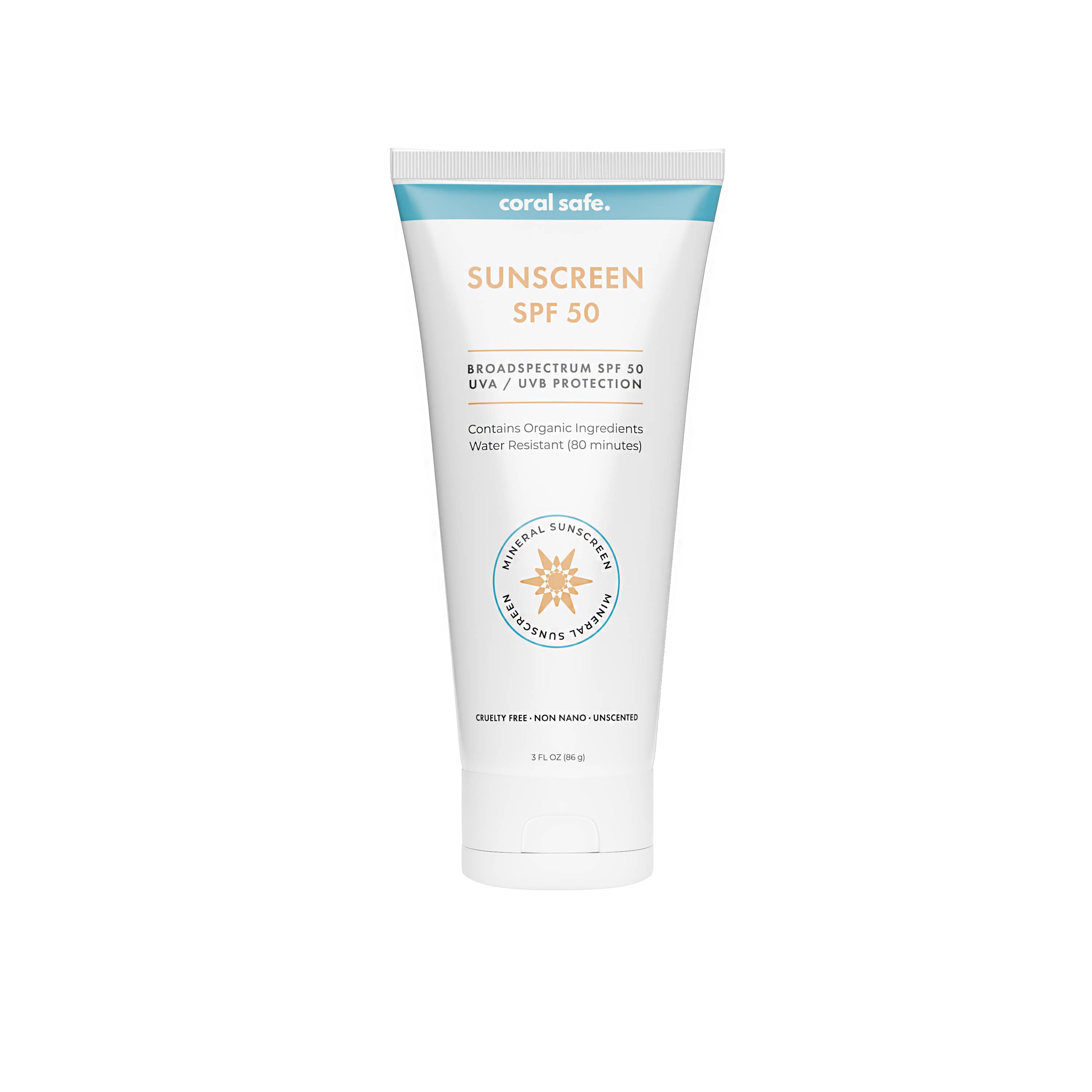Coral Safe – wholesale Sunscreen – Reef Safe SPF 50 Mineral Sunscreen2