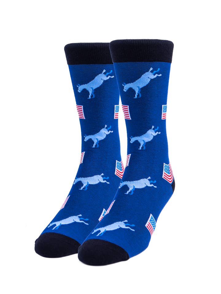 Alynn - Wholesale Socks - Men's - Democratic Donkey Carded Cotton Sock by Alynn1