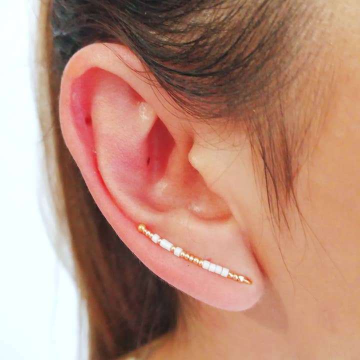 Andréa high earrings for wholesale by Clary Scott Paris