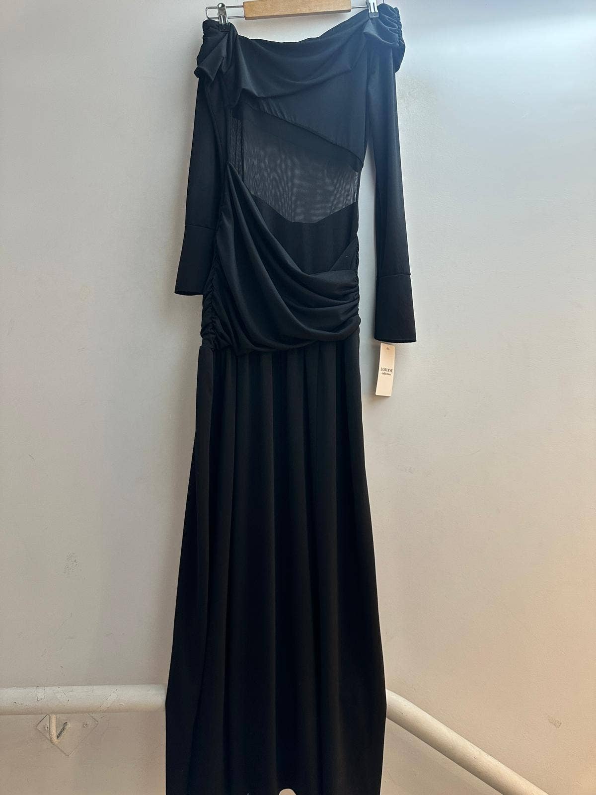 LORIANE - Wholesale Dress - Women's - 7386 61143 Long plain dress2