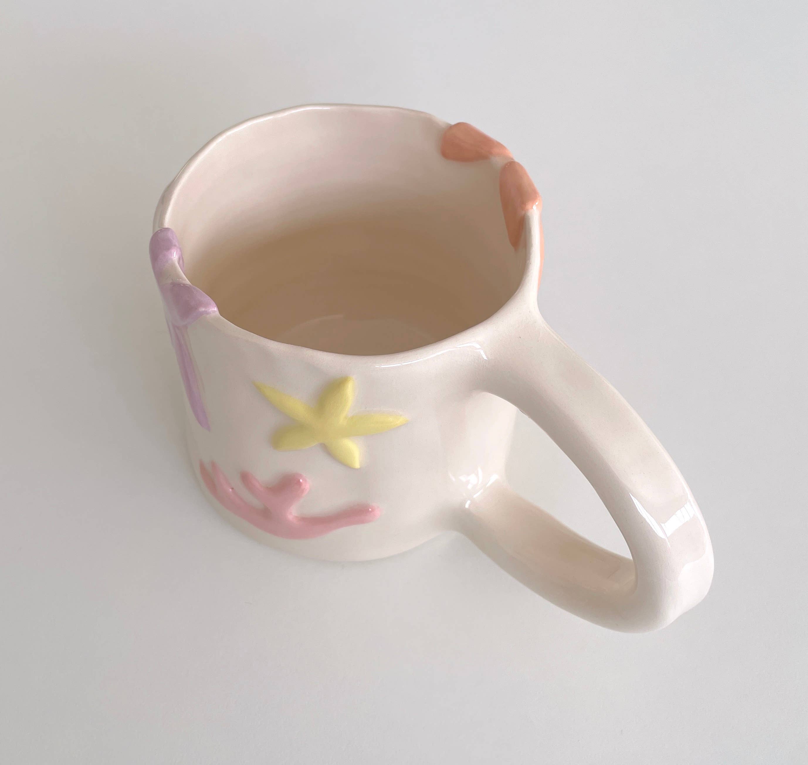 Pipa and Happy – Engroshandel Kaffekrus – Koral Krus – Håndlavet Keramisk Ocean Relief Kop (300 ml)7