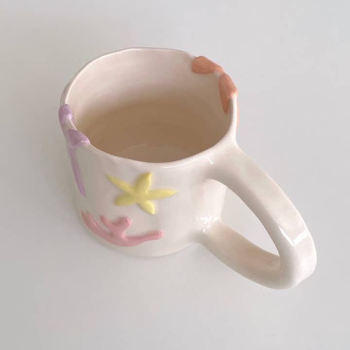 Pipa and Happy – Engroshandel Kaffekrus – Koral Krus – Håndlavet Keramisk Ocean Relief Kop (300 ml)7