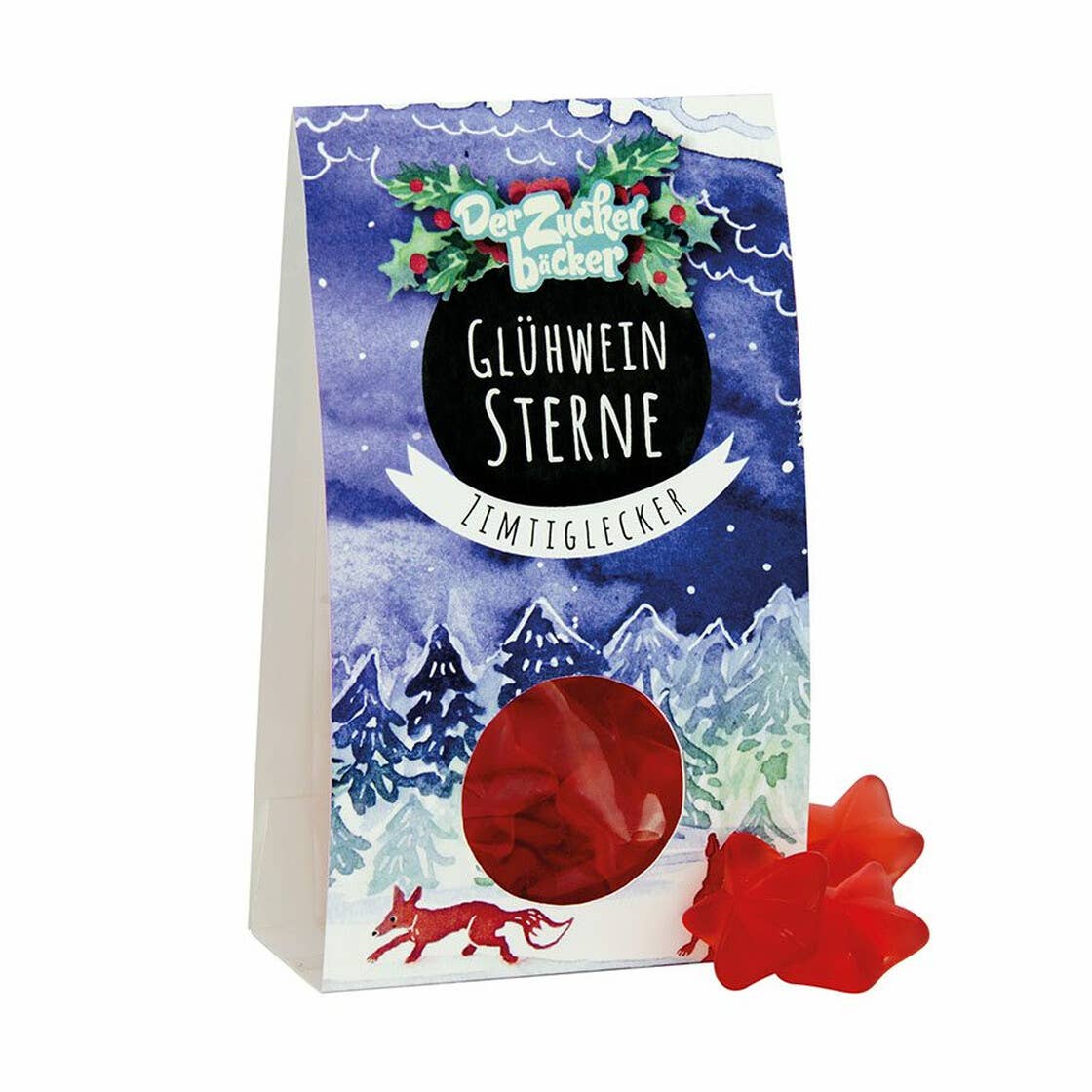 Der Zuckerbäcker - Vendita all'ingrosso Caramelle gommose - Porzione dolce di stelle gommosi al vin brulè alla frutta0