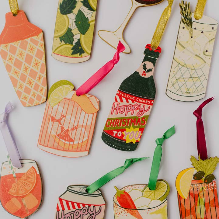Laura Barnes Wholesale Ltd – wholesale Ornament – Aperol Spritz Christmas Decoration3