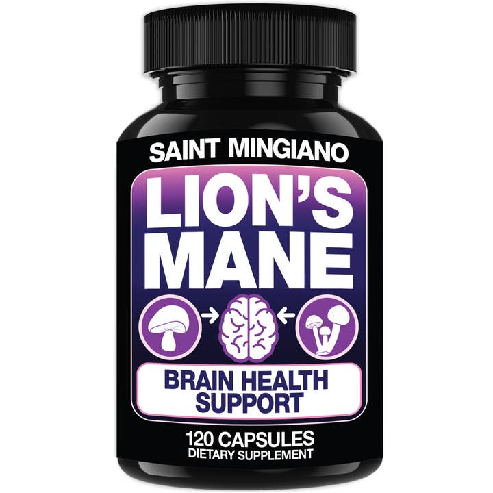 Lion's Mane Mushroom Supplement | 120 Capsules for wholesale by Saint Mingiano