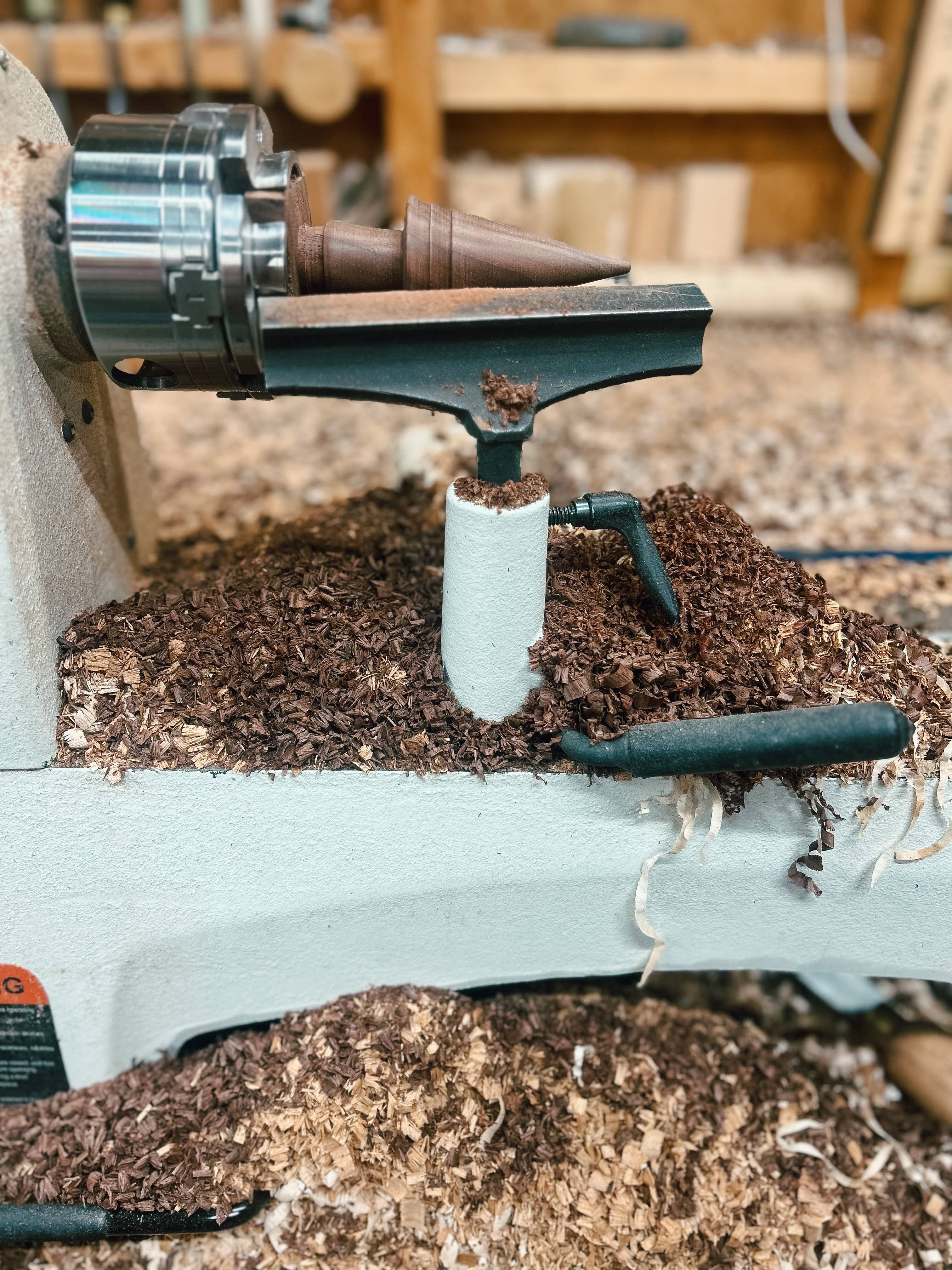 Make It Slow | Modern Woodworking the Old Fashioned Way - Wholesale Decorative Tabletop Object - Hand-turned Mini Woodland Forest Tree Set - Christmas Winter10