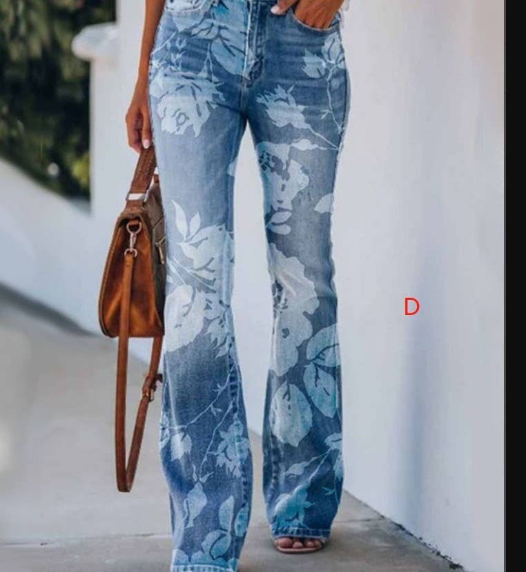 Tourtiwi – wholesale Byxor - Dam – Imiterade jeans för kvinnor avslappnade byxor tunna byxor9