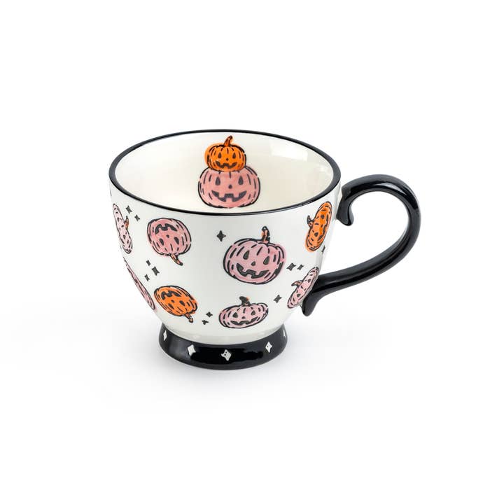 Grace Teaware - Wholesale Coffee Mug - Pumpkin Patch 16oz Latte Mug1