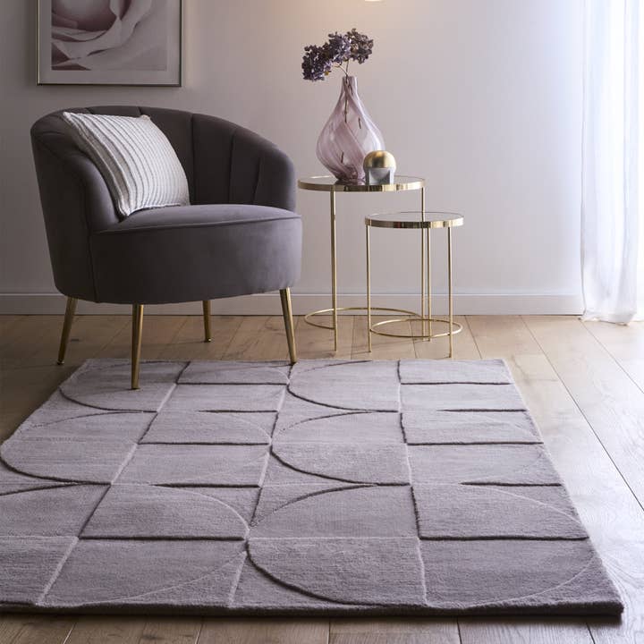 Ursprünge Penny Grau Mauve für den Großhandel von Phoenox Textiles