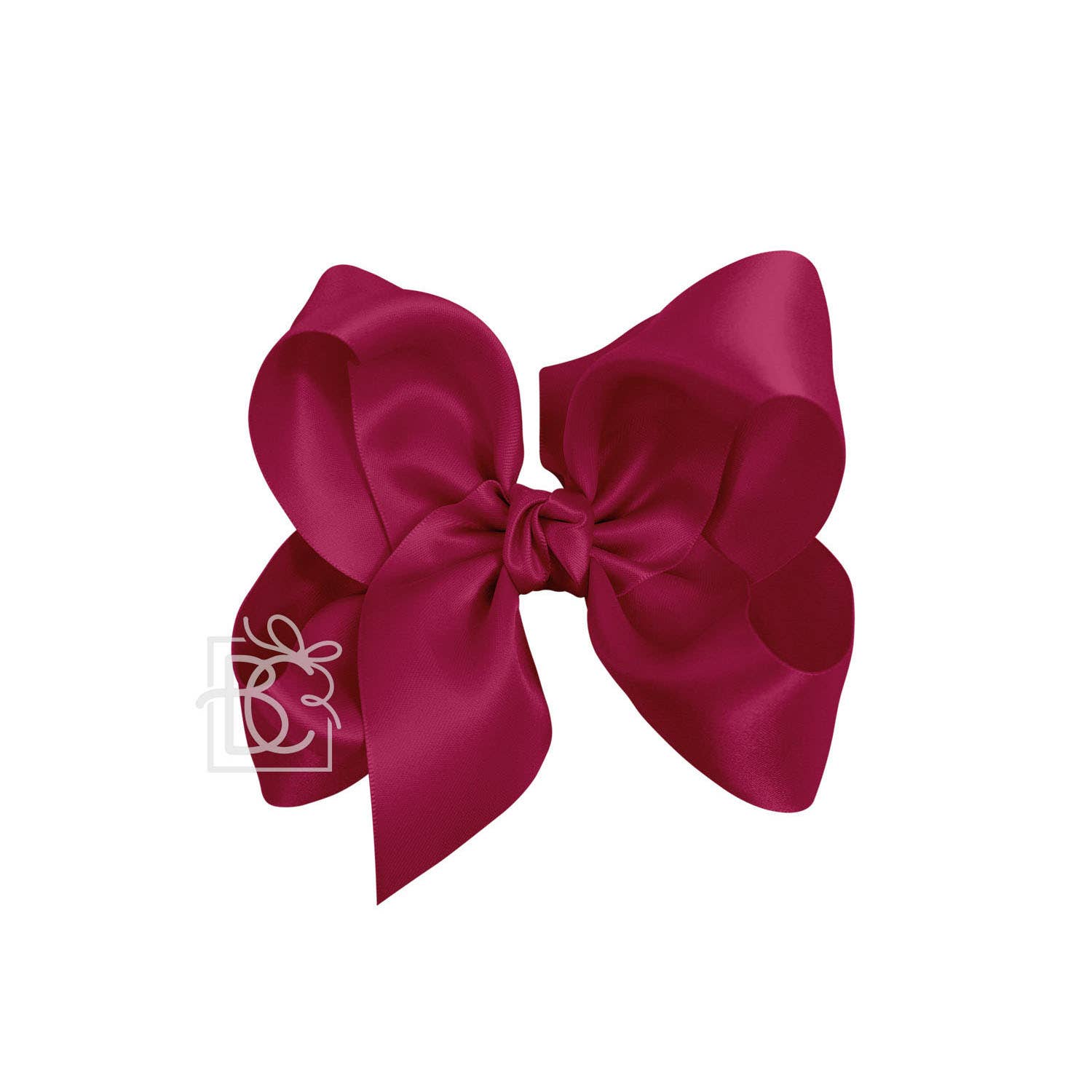 Beyond Creations, LLC - Wholesale Hair Bow - Kids - SATIN BOW ON CLIP108