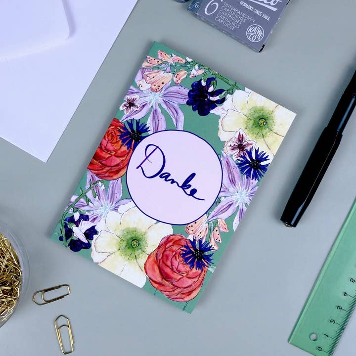 Wonder Of Today - Wholesale Bedanktkaartje - Wenskaart Bedankt Bloemen
