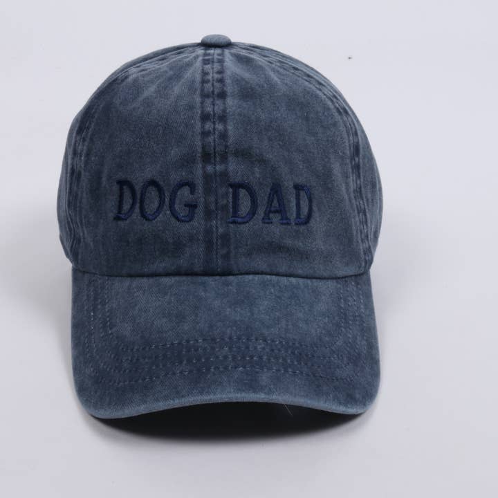 David And Young - Wholesale Baseball Cap - Men's - LCAP413 - Dog Dad Tonal Embroidered On Vintage Wash Cap8
