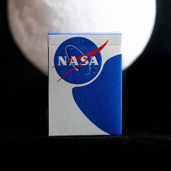 FULTONS Playing Cards - Wholesale Playing Cards - NASA Foil “Meatball” Logo Playing Cards