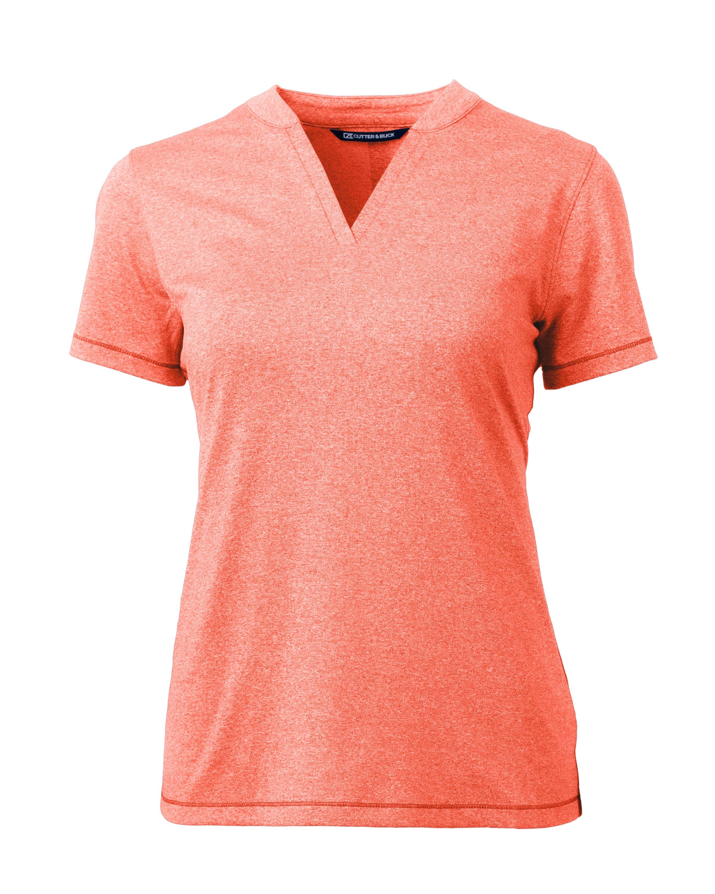 Cutter & Buck - Wholesale Polo - Women's - Cutter & Buck Forge Heathered Stretch Womens Blade Top4